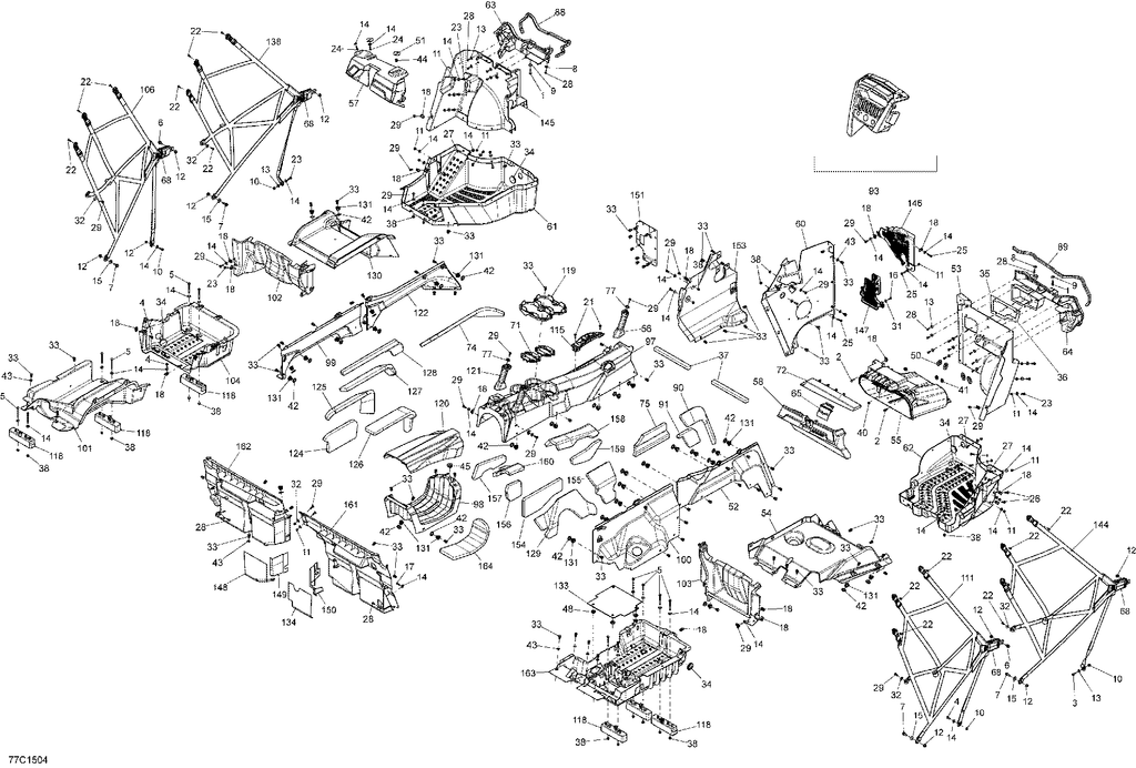 OEM schematic for part 707900118
