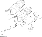 Fits 2015 Can-Am Spyder ST SE5 / Spyder ST SM5 SEAT ASM, OEM Part # 708001621 - schematic diagram