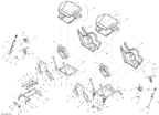 Fits 2016 Can-Am Maverick - Maverick MAX Backrest Cover, OEM Part # 708001889 - schematic diagram