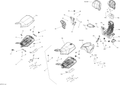 Fits 2016-2017 Can-Am 001 - Outlander L - 450 EFI BACK REST Fixing BODY PAIN, OEM Part # 708002039 - schematic diagram