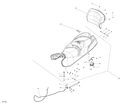 Fits 2016 Can-Am RT SEAT ASSY, OEM Part # 708002075 - schematic diagram
