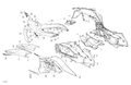 Fits 2021 Can-Am 011 - RT LIMITED - Special Series - Highland Green Fairing FL B-462, OEM Part # 708201051 - schematic diagram