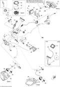 Fits 2010-2012 Can-Am Outlander 500EFI STD & XT / Outlander 650EFI STD & XT Rectifier Support, OEM Part # 710001572 - schematic diagram