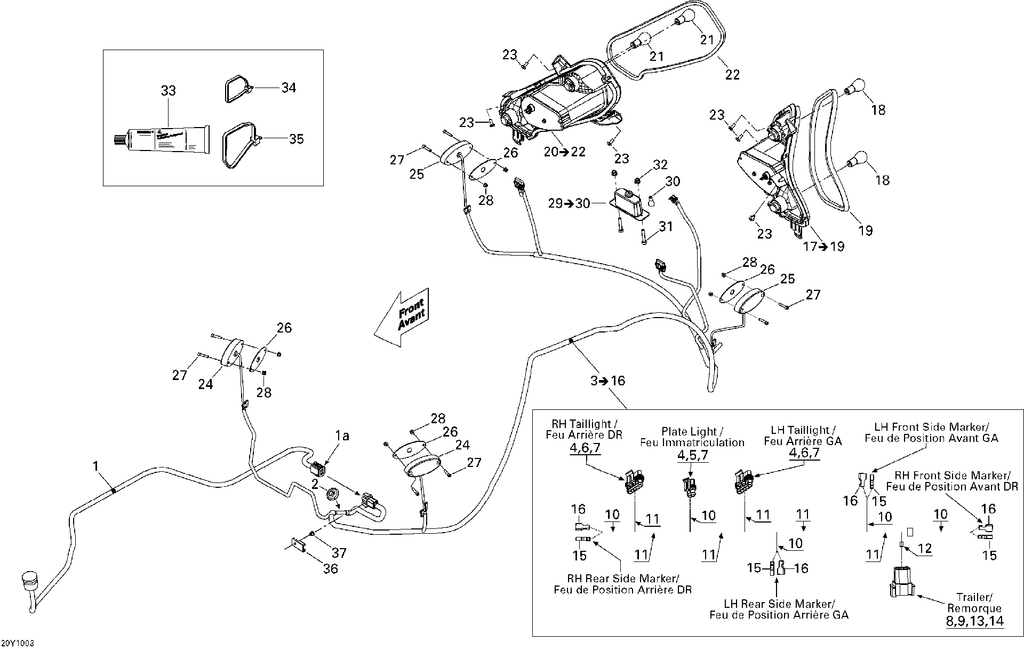 OEM schematic for part 710001924