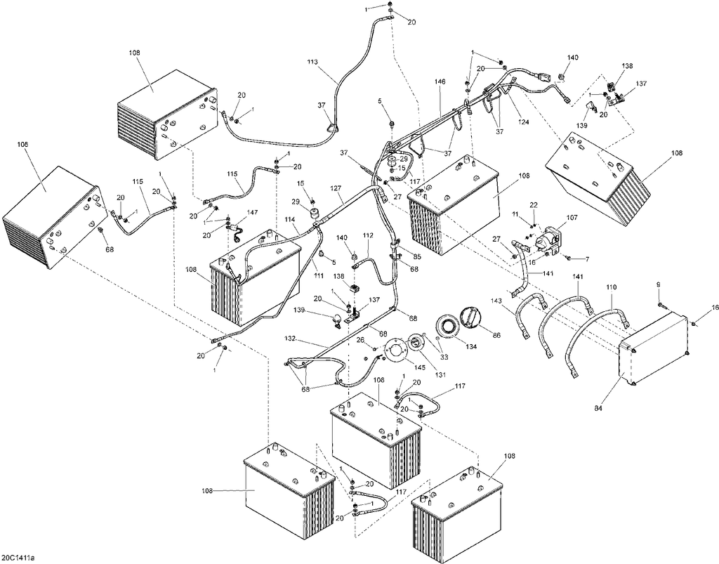 OEM schematic for part 710003262