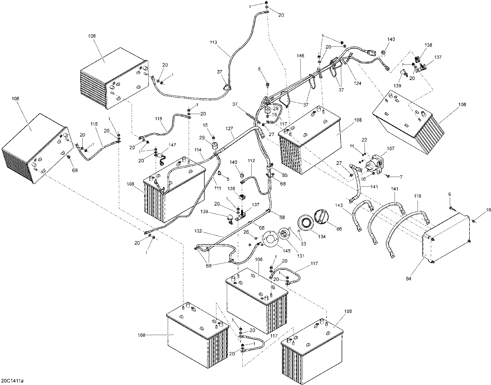 OEM schematic for part 710003262
