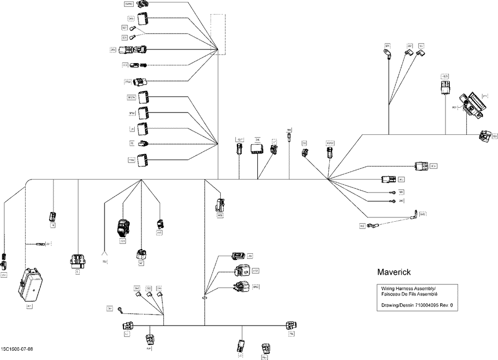 OEM schematic for part 710003470