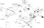 Schematic diagram for Fits 2014-2015 Can-Am Maverick 1000_STD_XRS_XRS-DPS / Maverick 1000_XDS-DPS Wiring Harness Rear, OEM Part # 710003681