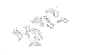 Fits 2018 Can-Am North America - OUTLANDER - 4X4 - XMR - 650 EFI - 5EJA LH Front Fender Kit, Can-a, OEM Part # 715004569 - schematic diagram