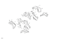 Fits 2018 Can-Am North America - OUTLANDER - 4X4 - XMR - 850 EFI - 4KJA LH Front Fender Kit, Can-a, OEM Part # 715004576 - schematic diagram