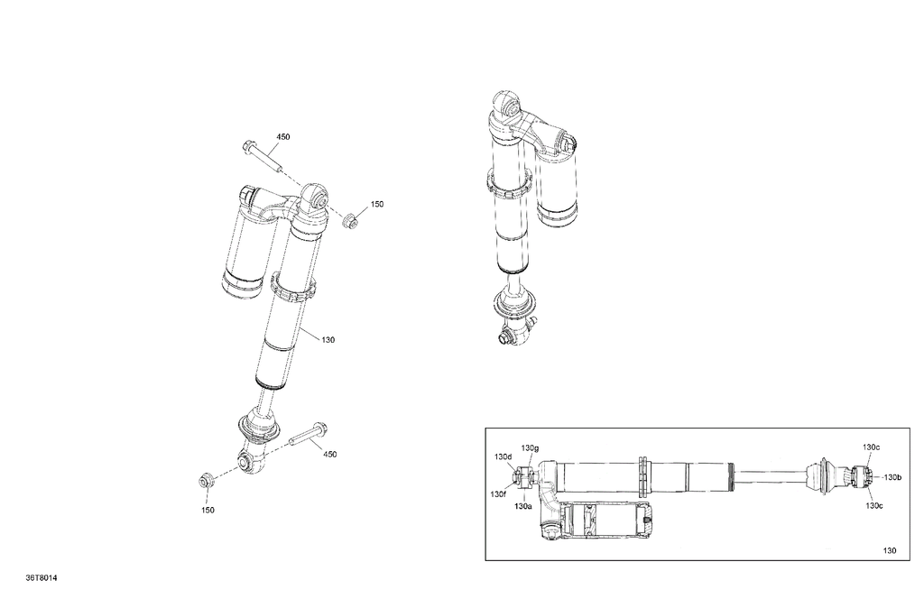 Fits 2017-2018 Can-Am International - OUTLANDER MAX - 4X4 - XMR - 1000R - 5KJC Spherical Bearing, OEM Part # 715900484 - schematic diagram