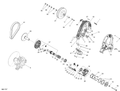 Fits 2011-2017 Ski-Doo MXZ 600 RS / MXZ X-RS 600HOE XS RS BELT Guard, OEM Part # 860200362 - schematic diagram