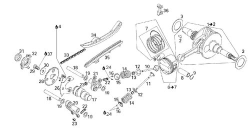 Fits 2007 Can-Am Rally 175 Inlet Valve 20 MM, OEM Part # A14711179000 - schematic diagram