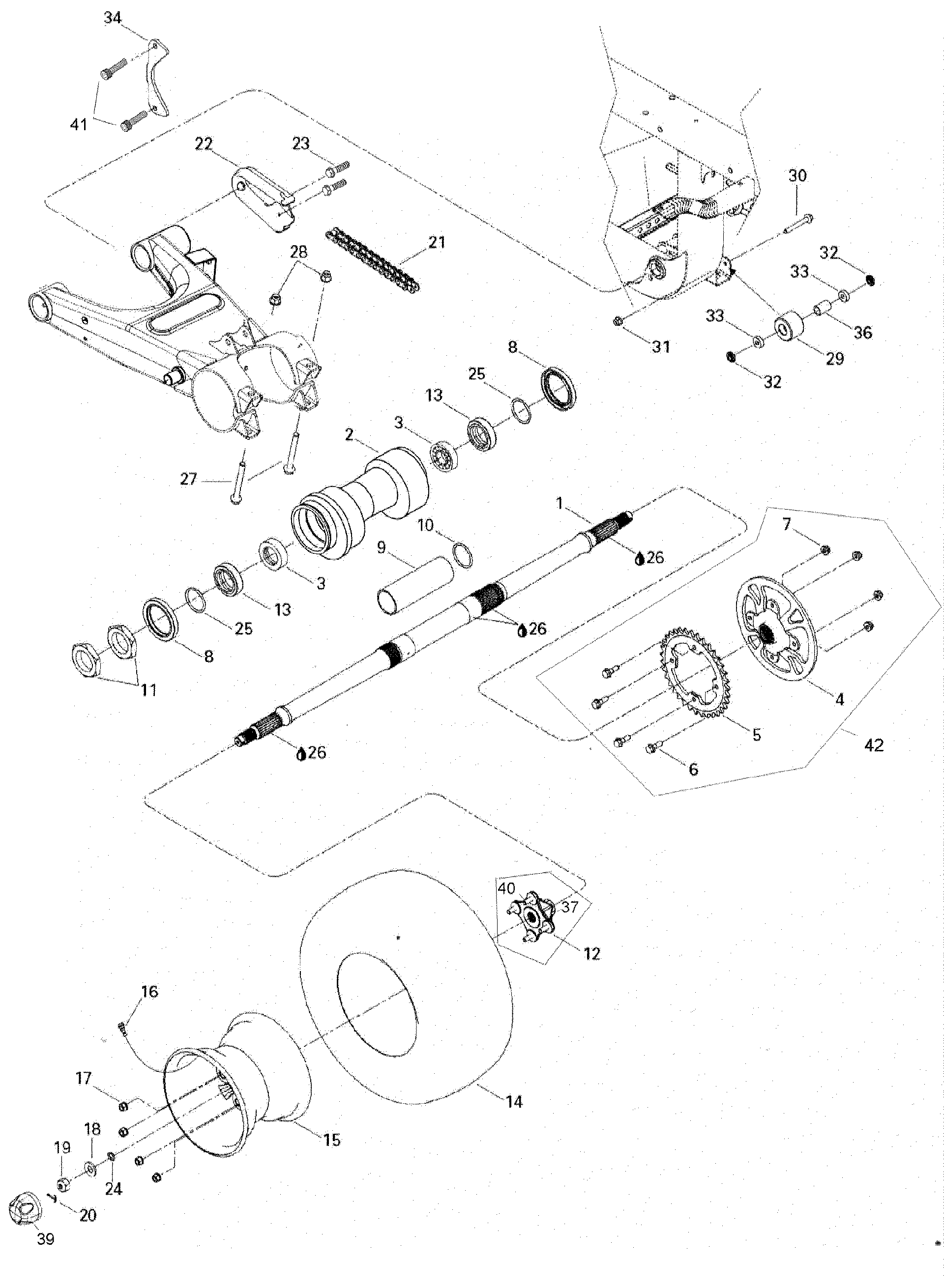 Fits 2007 Can-Am Rally 175 Roller Chain, OEM Part # A40537179000 - schematic diagram