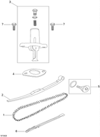 Fits 2008 Can-Am Mini DS X 90cc 4T Black Tensioner Lifter Cover, OEM Part # V14521CJF010 - schematic diagram