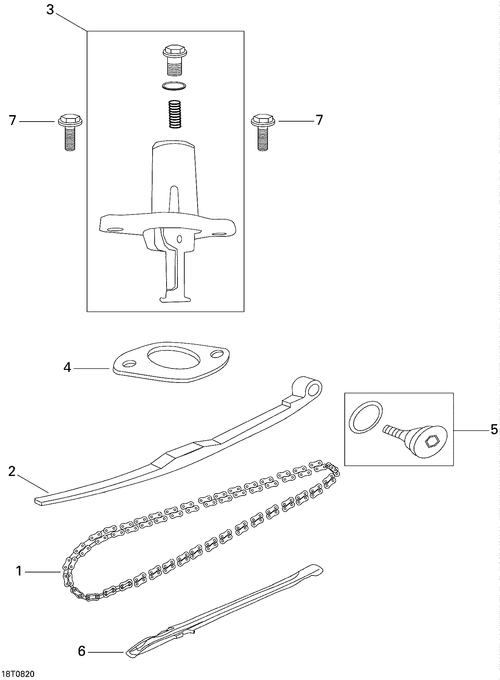 Fits 2008 Can-Am Mini DS X 90cc 4T Black Tensioner Lifter Cover, OEM Part # V14521CJF010 - schematic diagram