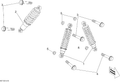 Fits 2010 Can-Am DS 70 Shock Absorber REAR, OEM Part # V52400DGF030YELL - schematic diagram