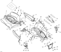 Fits 2010-2016 Can-Am DS 90 X / DS 90 X Mini SKID Plate, Yellow, OEM Part # V82113DGF01H - schematic diagram