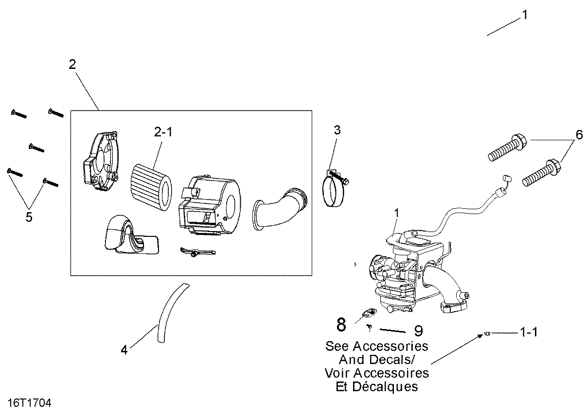Fits 2011-2022 Can-Am 001 - DS 70 / 002 - DS 90 Round HEAD BOLT, OEM Part # V9300005016010LL - schematic diagram