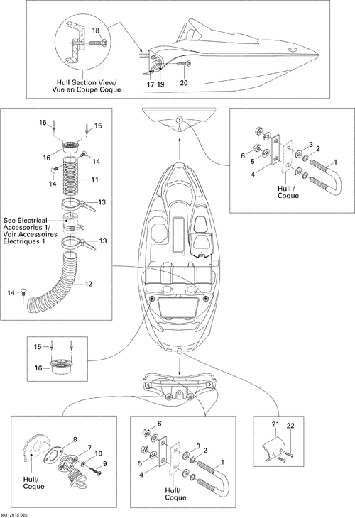 Sea-Doo Fits 2000-2012 Sea-Doo Phillips Tapping Screw #8 X 1, OEM Part # 204100049 - reference image 2