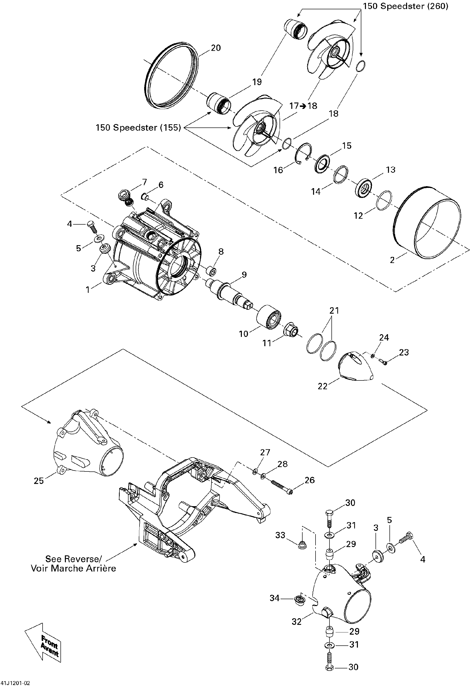 Sea-Doo Fits 2007-2012 Sea-Doo Venturi, Black, OEM Part # 204160306 - reference image 2