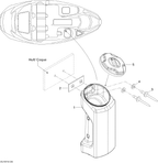 Sea-Doo Fits 1999-2012 Sea-Doo Extinguisher Housing, OEM Part # 269500606 - reference image 2
