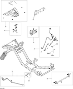 Can-Am Fits Can-Am Push Frame And Plow Ssv Plastic Bracket, OEM Part # 705207752 - reference image 2
