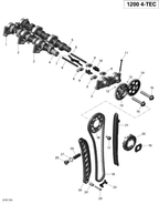 Ski-Doo Fits 2009-2019 Ski-Doo Drive Gear, 39 Teeth, OEM Part # 420834930 - reference image 2
