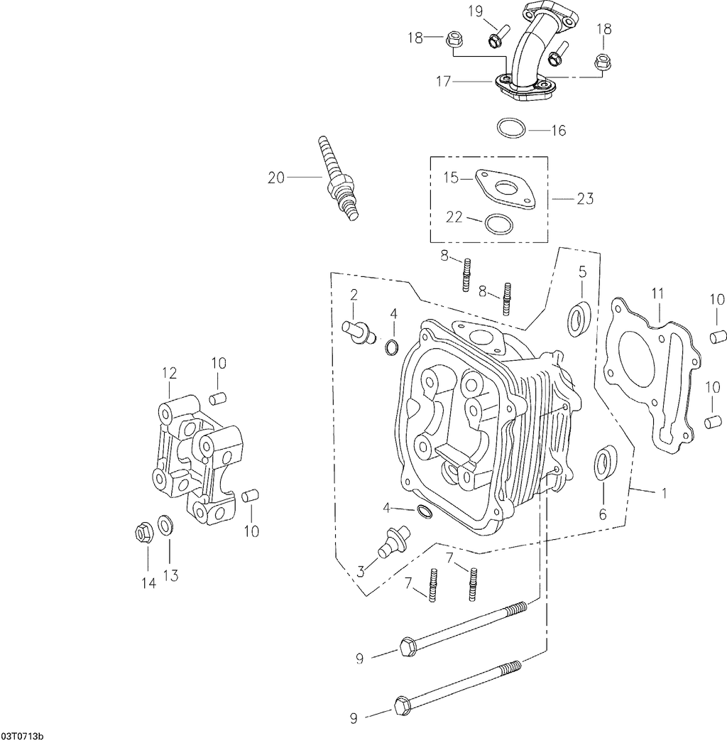 Can-Am Fits 2007 Can-Am Mini DS 90 4-strokes Oil-Ring, OEM Part # A9130912000A - reference image 2