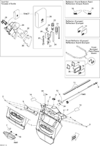 Ski-Doo Fits 2011-2012 Ski-Doo Snowmobiles, OEM Part # 516004601 - reference image 2