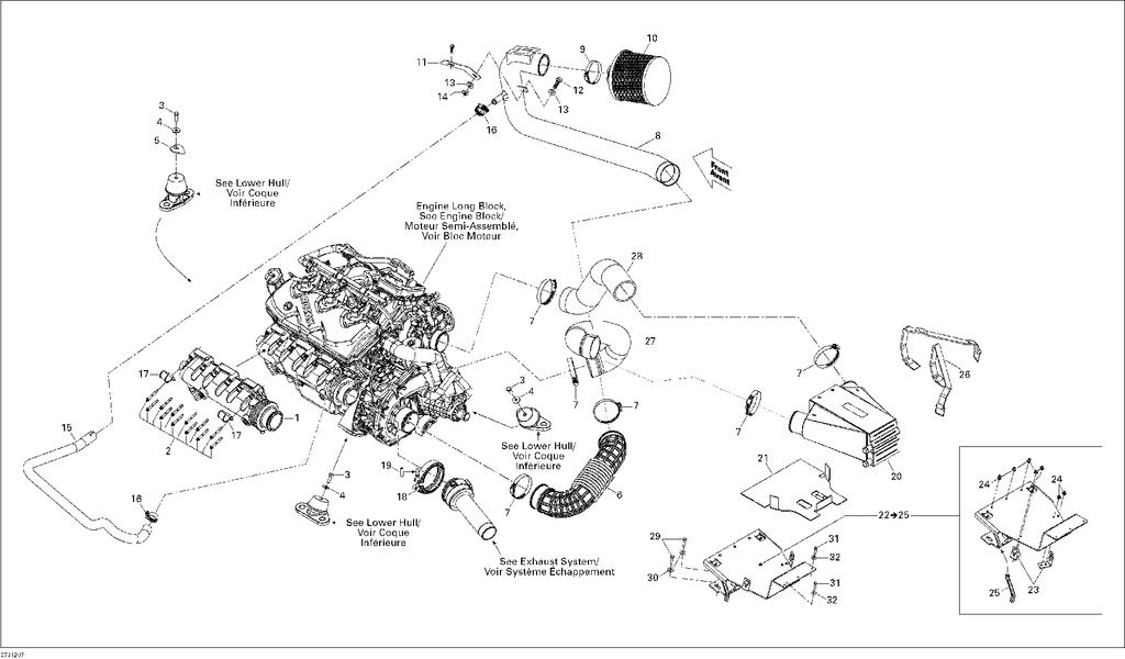 Sea-Doo Fits 2012 Sea-Doo 210 Challenger & Challenger S 260 Strap Clip, OEM Part # 293850075