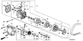 Honda New 1988-1991 Fits Honda Civic Coil, Field (1-Wire) (Sanden), Part # 38924-PM5-S01