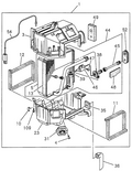 Honda New 1999 Fits Honda Passport Evaporator Assy., Part # 89720-29440