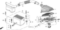 Honda New 1996-1997 Fits Honda Del Sol Resonator Chamber, Part # 17231-P1Z-A00
