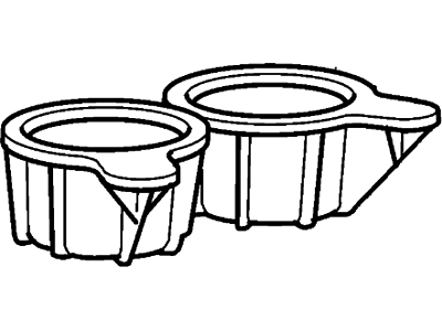 Ford New 2000-2002 Fits Ford Expedition Holder - Cup Base No. 13562, Part # YL1Z7813562AAC