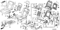 Honda New 2006-2007 Fits Honda Accord Cover Set, Driver Side Trim (Ivory) (Side Airbag), Part # 04815-SDN-A21ZB