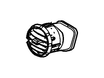 Ford New 2008-2009 Fits Ford Taurus X Louvre Assy - Vent Air Base No. 19893c Position Driver Side, Part # 8F9Z19893AB