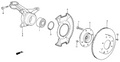 Honda New 1984-1987 Fits Honda Civic Front Brake Disk, Part # 45251-SB2-932
