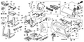 Honda New 2006-2008 Fits Honda Pilot Panel Assy., Center *NH634L* (MIST SILVER), Part # 77250-S9V-A41ZA