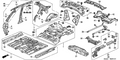 Honda New 2001-2005 Fits Honda Civic Rear Parcel Shelf, Part # 66500-S5W-300ZZ