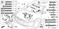 Honda New 2004-2005 Fits Honda Accord Engine Wire Harness, Part # 32110-RAD-A61