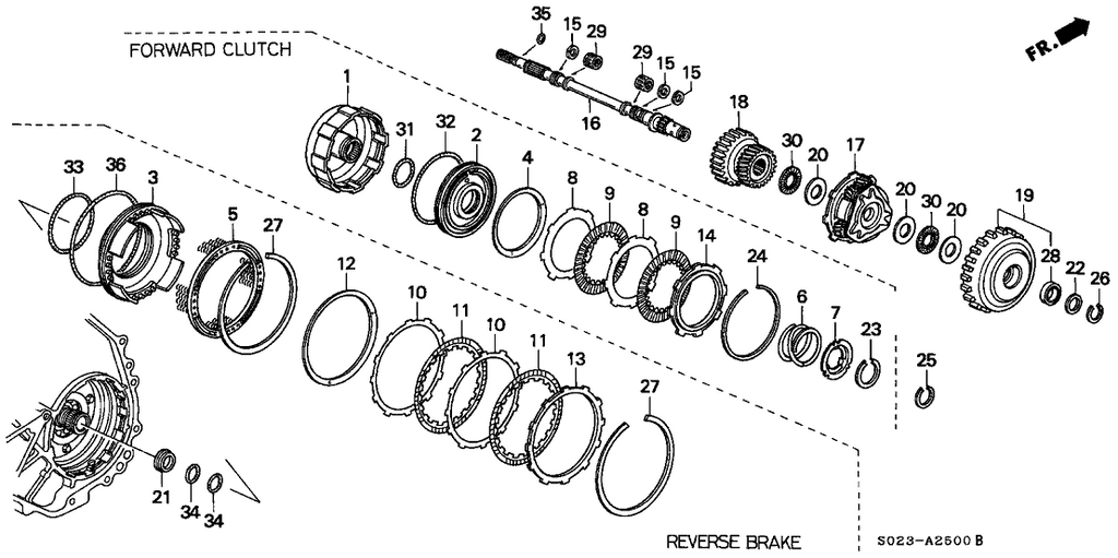 New 1996-2005 Fits Honda Civic Plate, Clutch End (25) (4.5MM), Part # 22571-P4V-003