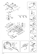 Fits 1998-2007 Ski-Doo Formula Deluxe 500/600/700 / Formula Deluxe 600/700 Models RH Support, OEM Part # 517289300