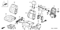 Honda New 2005-2006 Fits Honda CR-V Cover, Left Front Seat-Back Trim (Medium Ivory) (Side Airbag), Part # 81521-SCA-A33ZC