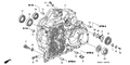 Honda New 2005-2006 Fits Honda CR-V Case, Torque Converter (DOT), Part # 21111-PRV-316