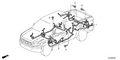 Honda New 2013-2014 Fits Honda Ridgeline Wire Harn,Floor, Part # 32140-SJC-A16