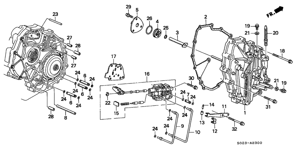 New 1996-2000 Fits Honda Civic Gasket, R. Cover, Part # 21813-P4V-000