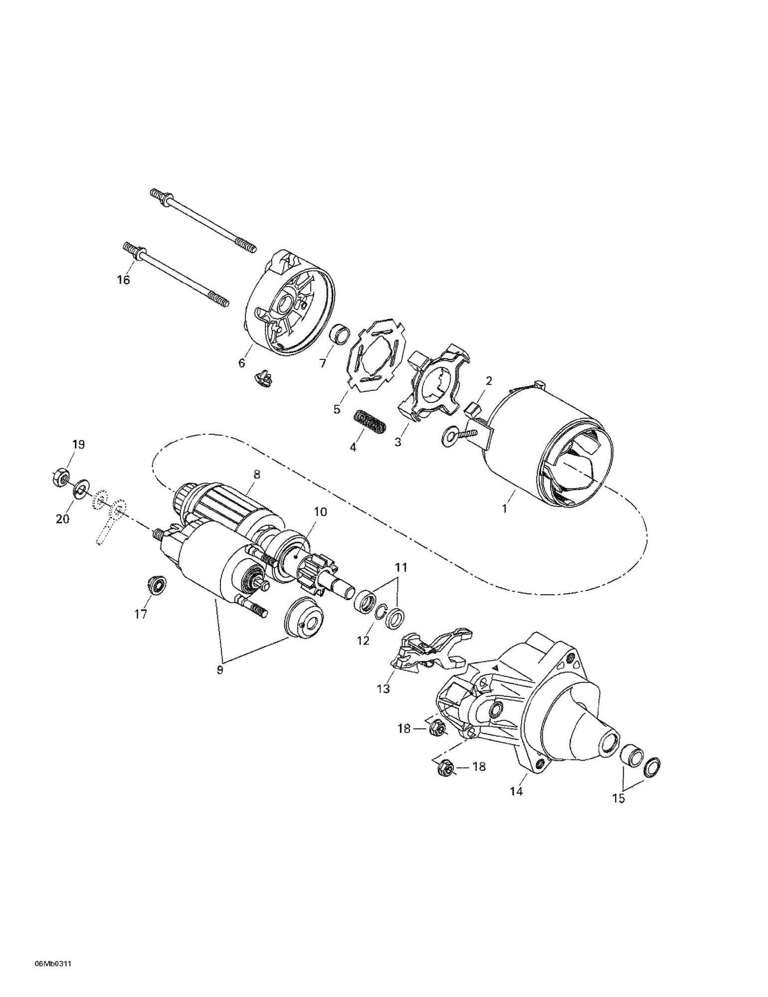 Fits 2002-2006 Ski-Doo Grand Touring 380 F/500 F / Grand Touring 380 F/550 F Models Housing, OEM Part # 410213108