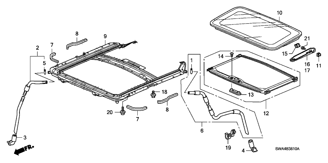 Honda New 2007-2011 Fits Honda CR-V Handle, Sunshade *NH302L* (PALE QUARTZ), Part # 70611-S5A-J01ZV