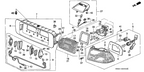 New 1992-1995 Fits Honda Civic Base, Gasket, Part # 34158-SR4-A01